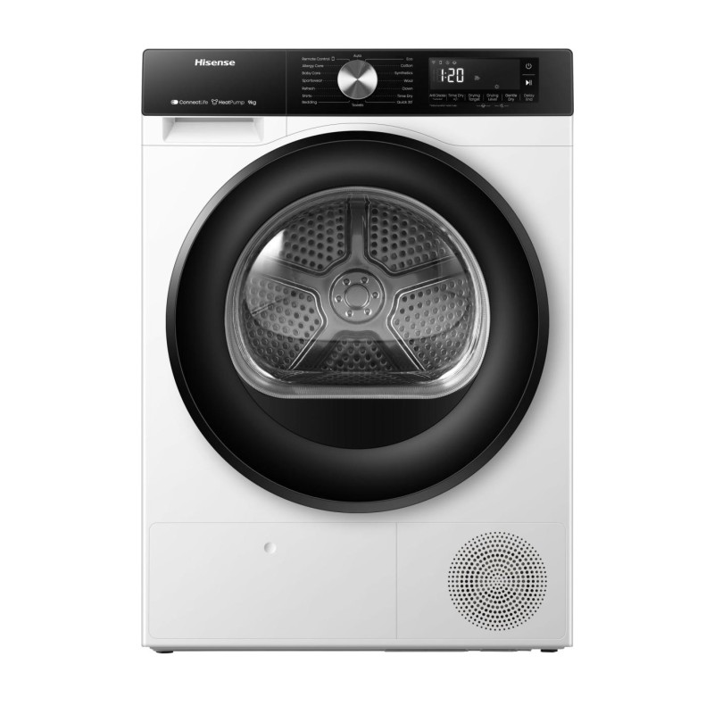 Hisense Στεγνωτήριο Ρούχων DH3S902BWCC 9Kg με Αντλία θερμότητας
