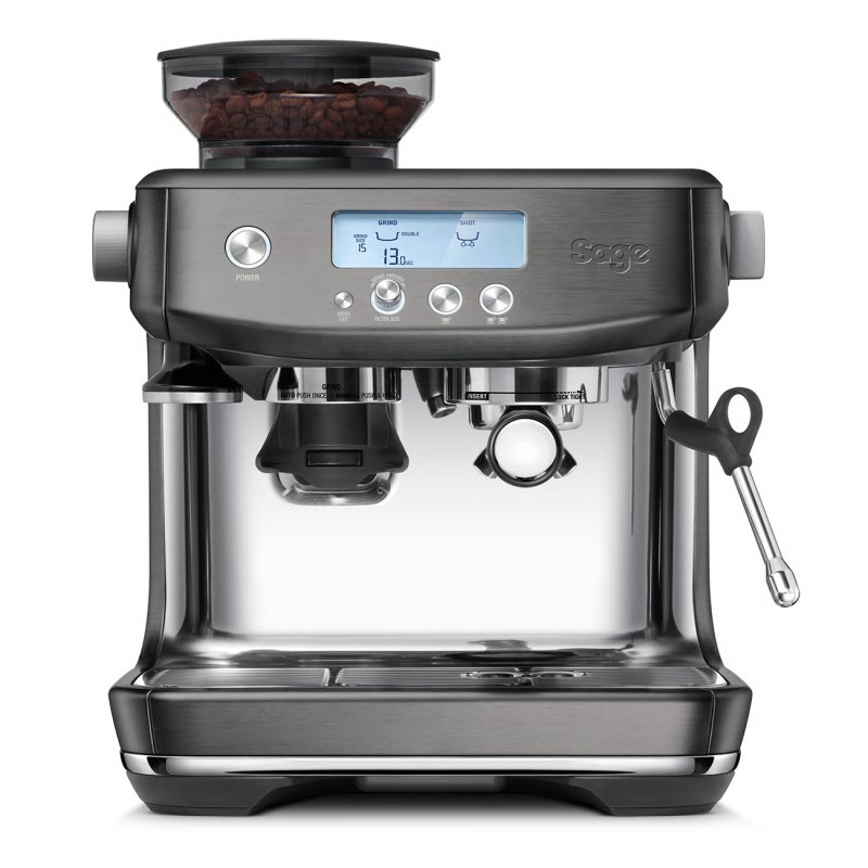 Sage Αυτόματη Μηχανή Espresso The Barista Pro SES878BST 1650W Πίεσης 15bar με Μύλο Αλεσης Black Stainless Steel