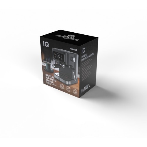 IQ Ψηφιακή Μηχανή Espresso CM-190 1100W Πίεσης 20bar