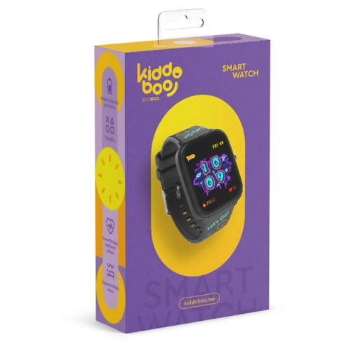 Kiddoboo Smartwatch 2.0 KB019C2BLK Black 