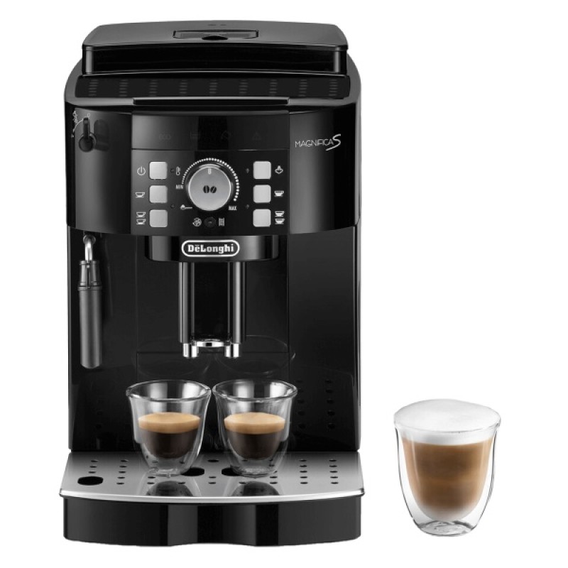 Delonghi Μηχανή Espresso Magnifica S (ECAM12.123.B) 1450W Πίεσης 15bar με Μύλο Αλεσης 