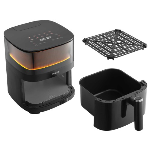 Sencor Φριτέζα Αέρος Vita Fryer SFR 5050BK με Αποσπώμενο Κάδο 5lt 1500W Μαύρη