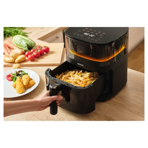 Sencor Φριτέζα Αέρος Vita Fryer SFR 5050BK με Αποσπώμενο Κάδο 5lt 1500W Μαύρη