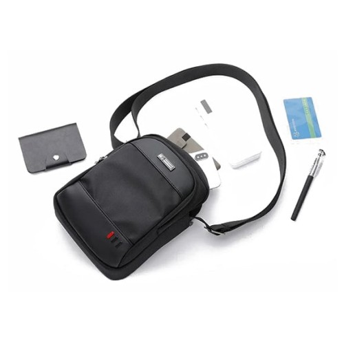 Arctic Hunter Τσάντα Ώμου K00063 με Θήκη Tablet Χωρητικότητα 2.9L Μαύρη