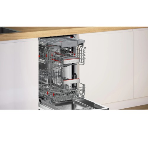 Bosch Εντοιχιζόμενο Πλυντήριο Πιάτων SPI6EMS21E για 10 Σερβίτσια 45cm