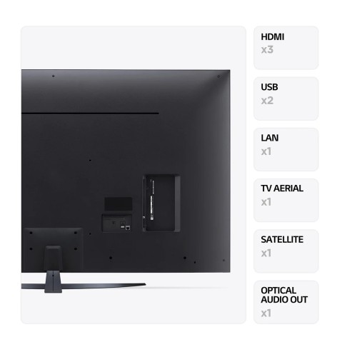 LG Τηλεόραση 55UR81006LJ Smart 4K UHD LED 55''