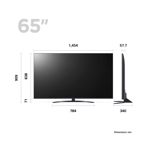 LG Τηλεόραση 65UR81006LJ Smart 4K UHD LED 65''