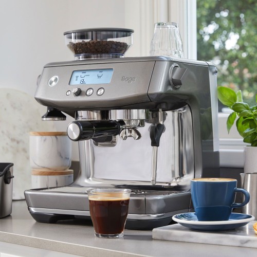 Sage Αυτόματη Μηχανή Espresso The Barista Pro SES878BSS 1650W Πίεσης 15bar με Μύλο Αλεσης Ασημί