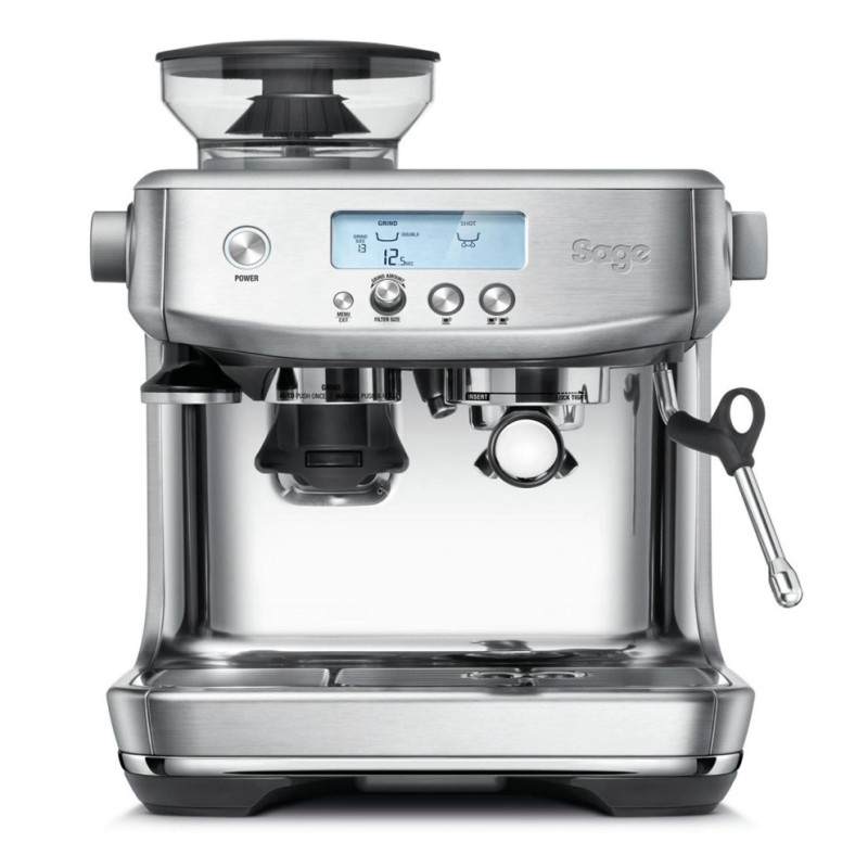 Sage Αυτόματη Μηχανή Espresso The Barista Pro SES878BSS 1650W Πίεσης 15bar με Μύλο Αλεσης Ασημί
