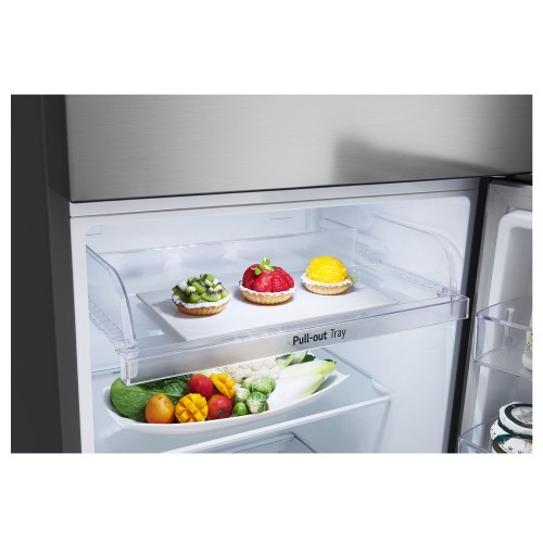 LG Ψυγείο Δίπορτο GTBV38PZGKD Total No Frost 335lt Υ172xΠ60xΒ71εκ. Inox