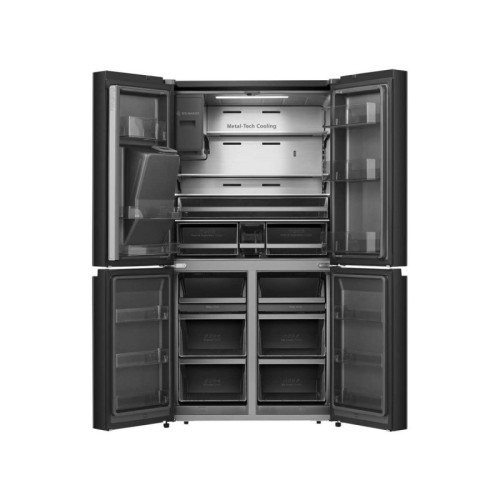 Hisense Ψυγείο Ντουλάπα RQ760N4SBFE Total NoFrost 585Lt Υ178.5xΠ91.2xΒ72.5εκ.