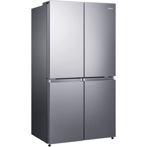Hisense Ψυγείο Ντουλάπα RQ758N4SBSE Total NoFrost 609lt Υ178.5xΠ91.4xΒ72.5εκ. Inox