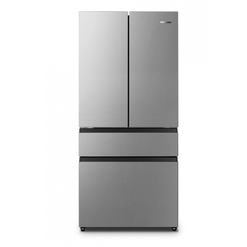 Hisense Ψυγείο Ντουλάπα RF540N4SBI2 NoFrost 480lt Υ181.7xΠ79.4xΒ70.6εκ. Inox