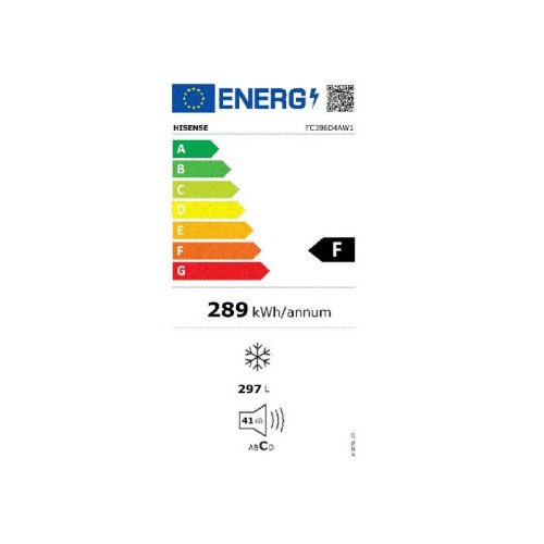 Hisense Καταψύκτης Μπαούλο FC386D4AW1 297lt Λευκός