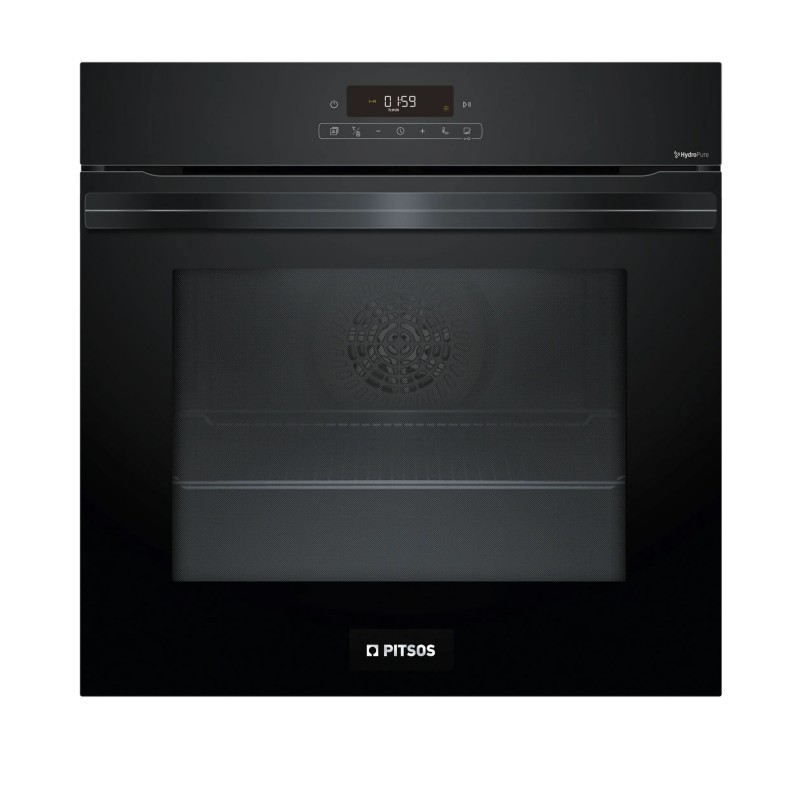 Pitsos Εντοιχιζόμενος Φούρνος Ανω Πάγκου PH37M21B2 71lt Π59.4εκ. Μαύρος