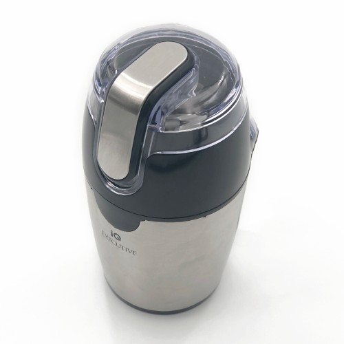 IQ Μύλος Αλεσης Καφέ EM-573 200W με Χωρητικότητα 70gr Ασημί