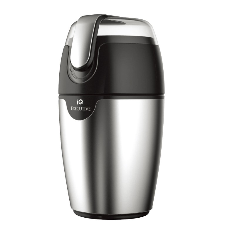 IQ Μύλος Αλεσης Καφέ EM-573 200W με Χωρητικότητα 70gr Ασημί