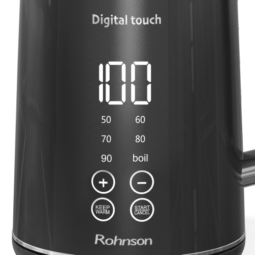 Rohnson Βραστήρας R-7600 1.7lt 2200W Μαύρος