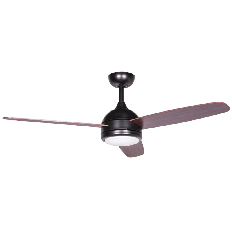 IQ Ανεμιστήρας Οροφής CF-4812 85W με LED Φως και Τηλεχειριστήριο Μαύρος