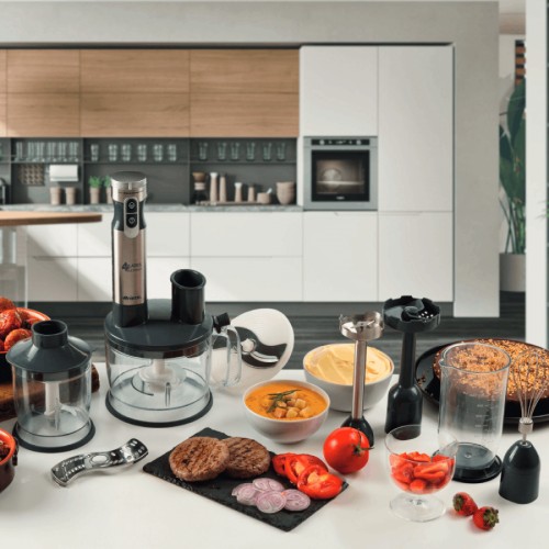 Ariete Ραβδομπλέντερ 898/11 Multiprep 7in1 1000W Silver/Black