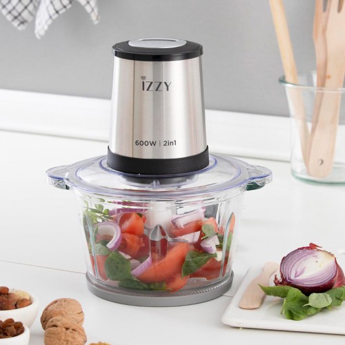 Izzy Πολυκόπτης Multi IZ-6904 600W με Δοχείο 1.8lt (224106)