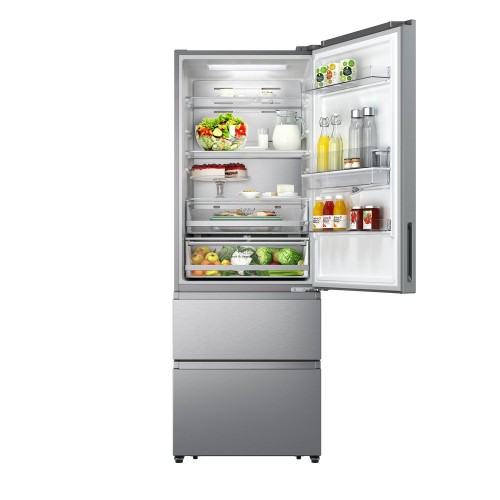 Hisense Ψυγειοκαταψύκτης RT641N4WIE1 Total NoFrost 493Lt Υ200xΠ70.4xΒ69.4εκ. Inox