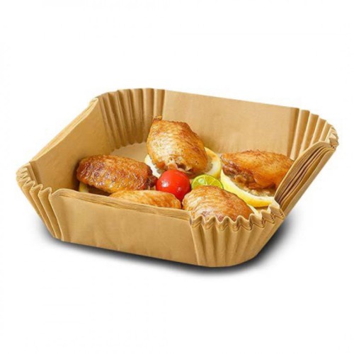 HomeVero Αντικολλητικό Χαρτί για Φριτέζες Αέρος HV-BPS20 20cm 50τμχ 