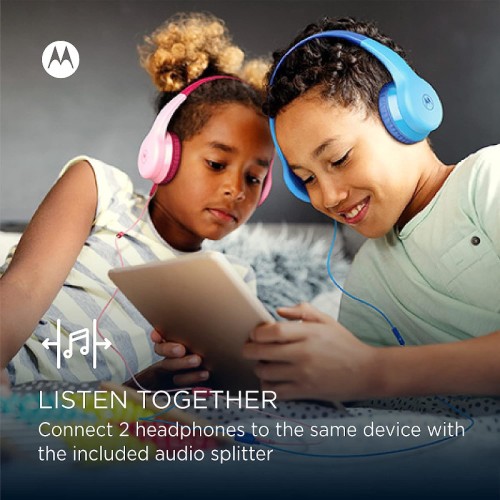 Motorola Ακουστικά Ασύρματα Bluetooth Παιδικά Moto JR300 BL (113591-0016) Μπλε