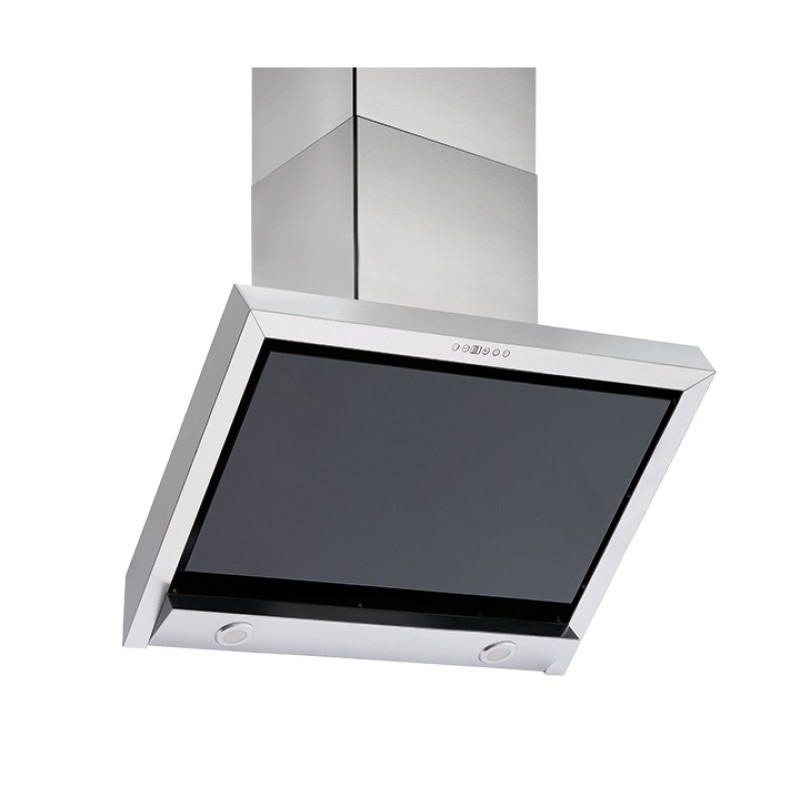 Pyramis Απορροφητήρας Τζάκι Specieto (065039101) Inox-Black 90cm