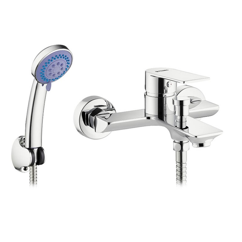 Pyramis Αναμεικτική Επιτοίχια Μπαταρία Λουτρού Arona (090939101)