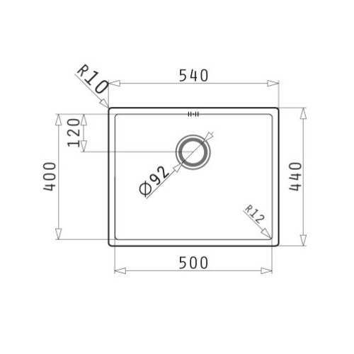 Pyramis Νεροχύτης Ισόπεδος Astris Colora 1B 50x40cm (101055901) Copper