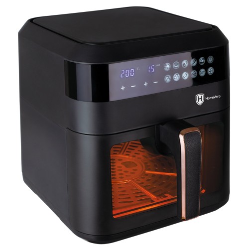 HomeVero Φριτέζα Αέρος HV-AF6.3 με Αποσπώμενο Κάδο 6.3lt 1300W Μαύρη