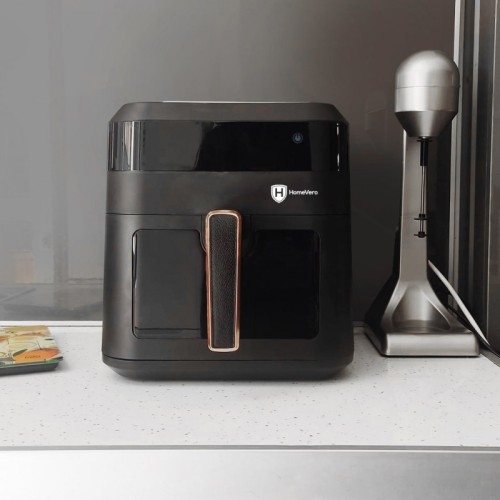 HomeVero Φριτέζα Αέρος HV-AF6.3 με Αποσπώμενο Κάδο 6.3lt 1300W Μαύρη