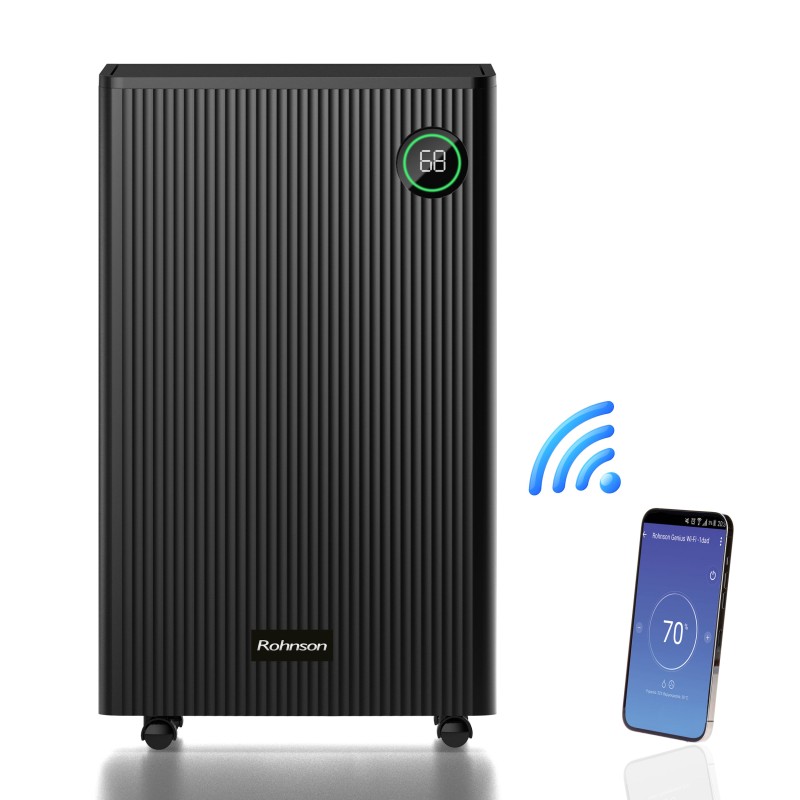 Rohnson Αφυγραντήρας Genius² R-91220 Με Ιονιστή και Wi-Fi (20lt/24h)