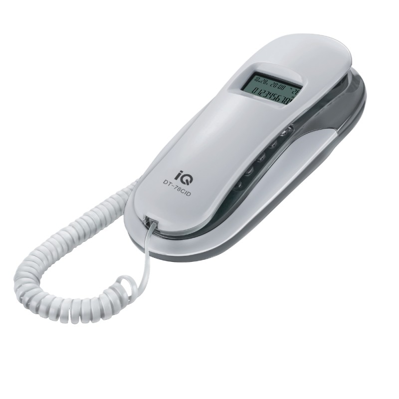 IQ Τηλέφωνο Ενσύρματο Γόνδολα DT-78CID Λευκό 