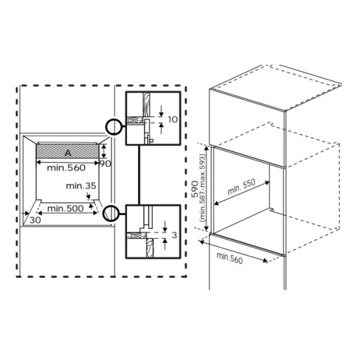 Beko Σετ Φούρνος Ανω Πάγκου BBIE17301BD + Εστίες Κεραμικές HIC 64402 E