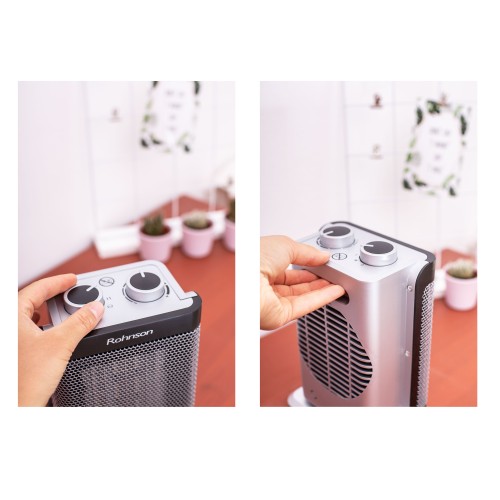 Rohnson Αερόθερμο Κεραμικό Δαπέδου R-8063 1500W