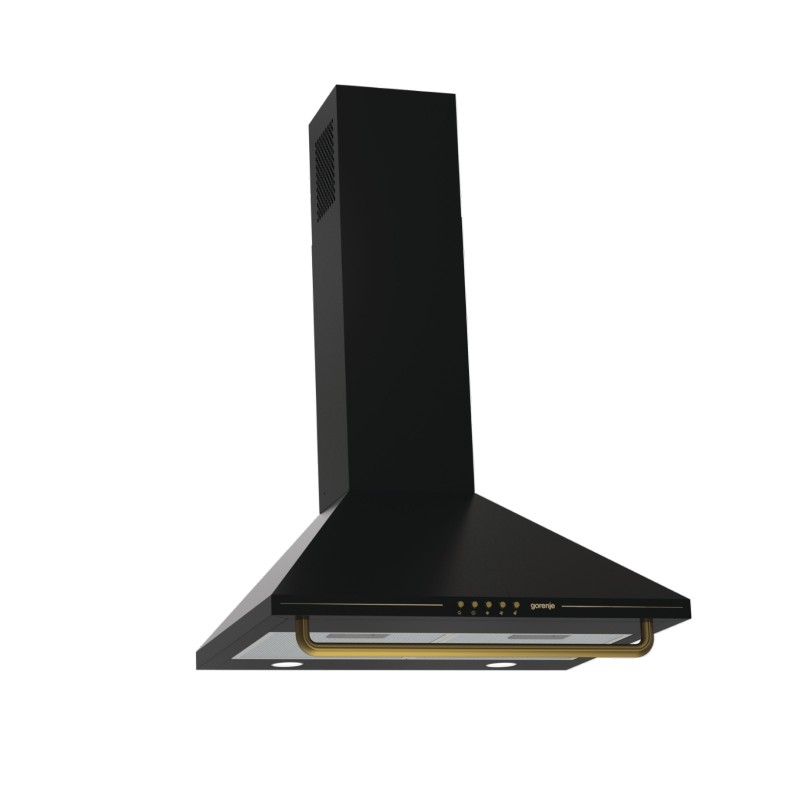 Gorenje Απορροφητήρας Τζάκι WHC63CLB 736180 (60cm) Μαύρος