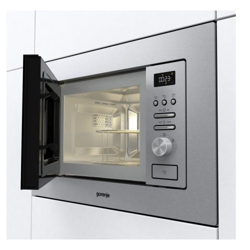Gorenje Εντοιχιζόμενος Φούρνος Μικροκυμάτων BMI201AG1X (738289) 20lt Inox