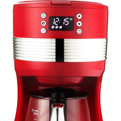 Morris Καφετιέρα Φίλτρου Retro Series R20843CMR 1100W Red