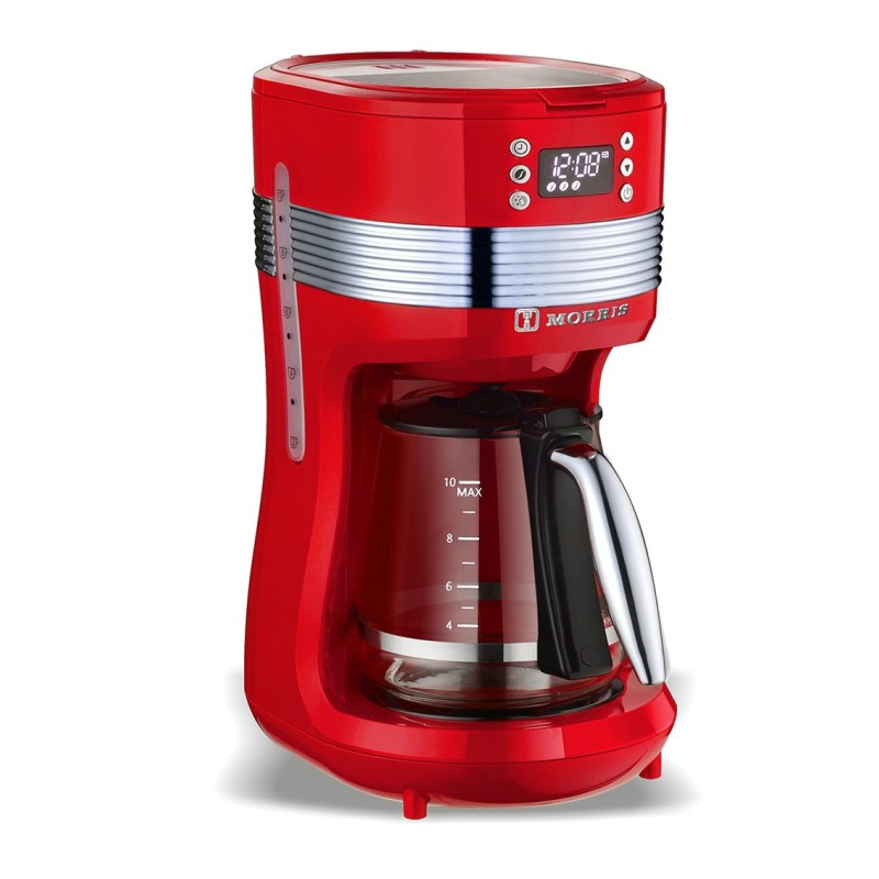 Morris Καφετιέρα Φίλτρου Retro Series R20843CMR 1100W Red