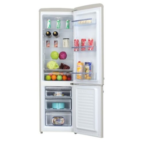 Morris Ψυγειοκαταψύκτης Retro Series MRS-31251 244Lt Υ181xΠ55xΒ57,5εκ. Cream