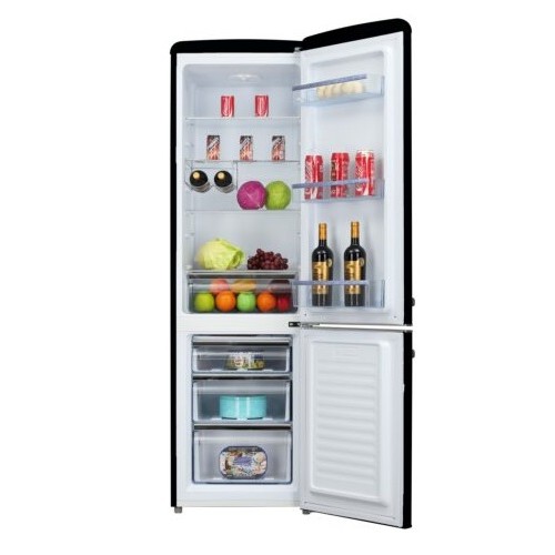 Morris Ψυγειοκαταψύκτης Retro Series MRS-31253B 244Lt Υ181xΠ55xΒ57,5εκ. Black