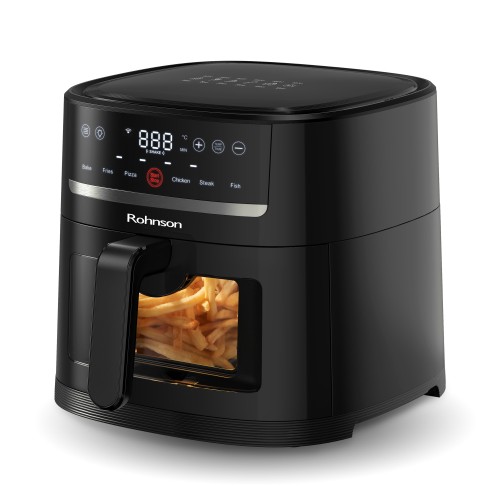 Rohnson Φριτέζα Αέρος R-2804 με Αποσπώμενο Κάδο 6lt 1500W Μαύρη