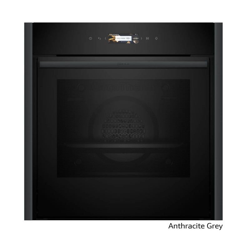 Neff Εντοιχιζόμενος Φούρνος Ανω Πάγκου Flex Design B59CR7KY0 71lt Anthracite Grey