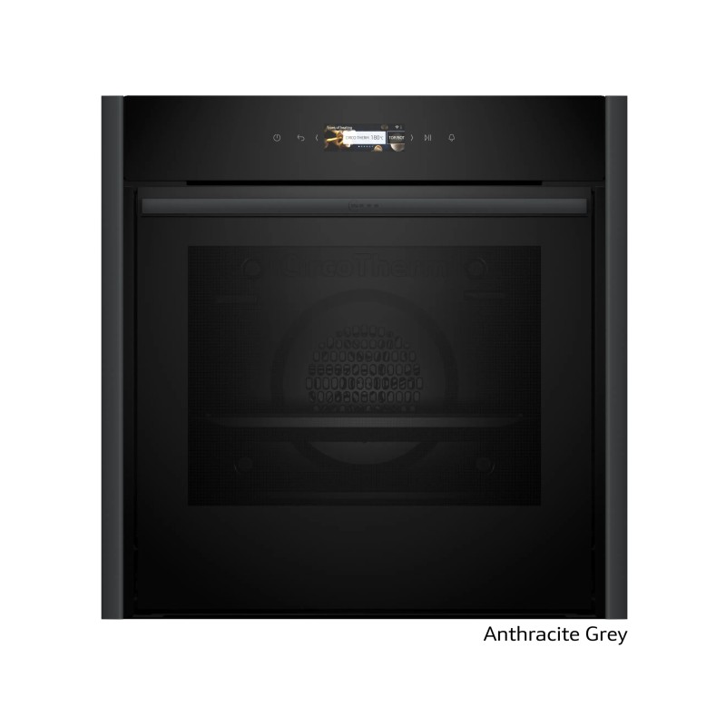 Neff Εντοιχιζόμενος Φούρνος Ανω Πάγκου Flex Design B59CR31Y0 71lt Antracite Gray