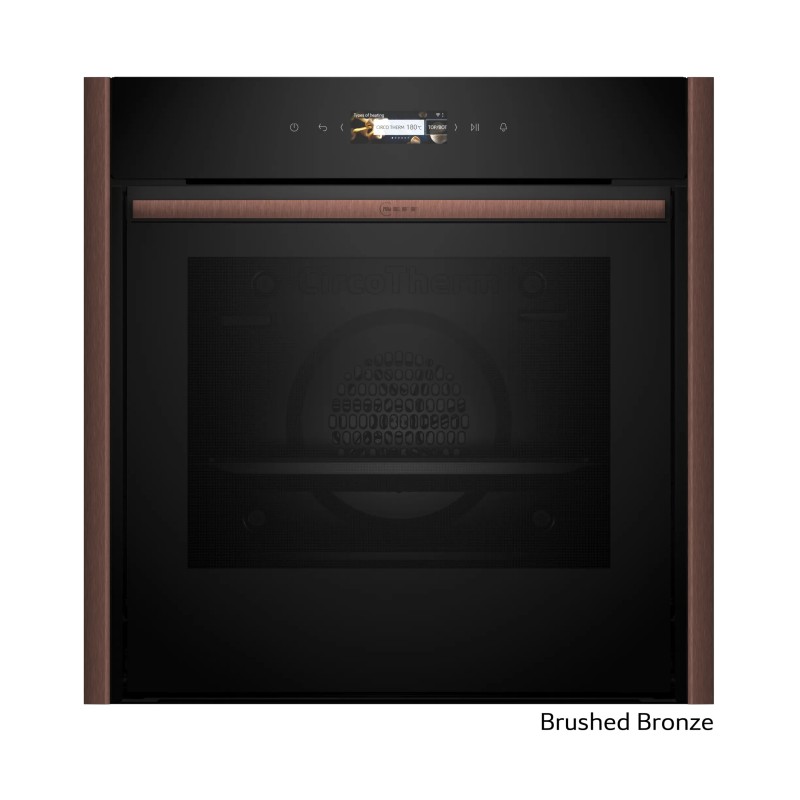 Neff Εντοιχιζόμενος Φούρνος Ανω Πάγκου Flex Design B59CR31Y0 71lt Brushed Bronze