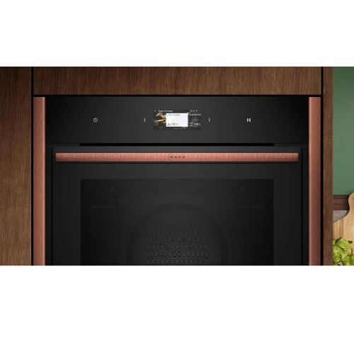 Neff Εντοιχιζόμενος Φούρνος Ανω Πάγκου Flex Design B69CS3AY0 71lt Brushed Bronze