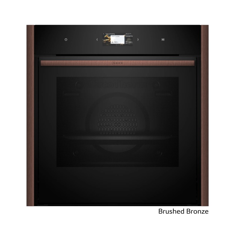 Neff Εντοιχιζόμενος Φούρνος Ανω Πάγκου Flex Design B69CS3AY0 71lt Brushed Bronze
