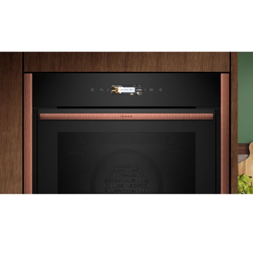 Neff Εντοιχιζόμενος Φούρνος Ανω Πάγκου Flex Design B59CR7KY0 71lt Brushed Bronze